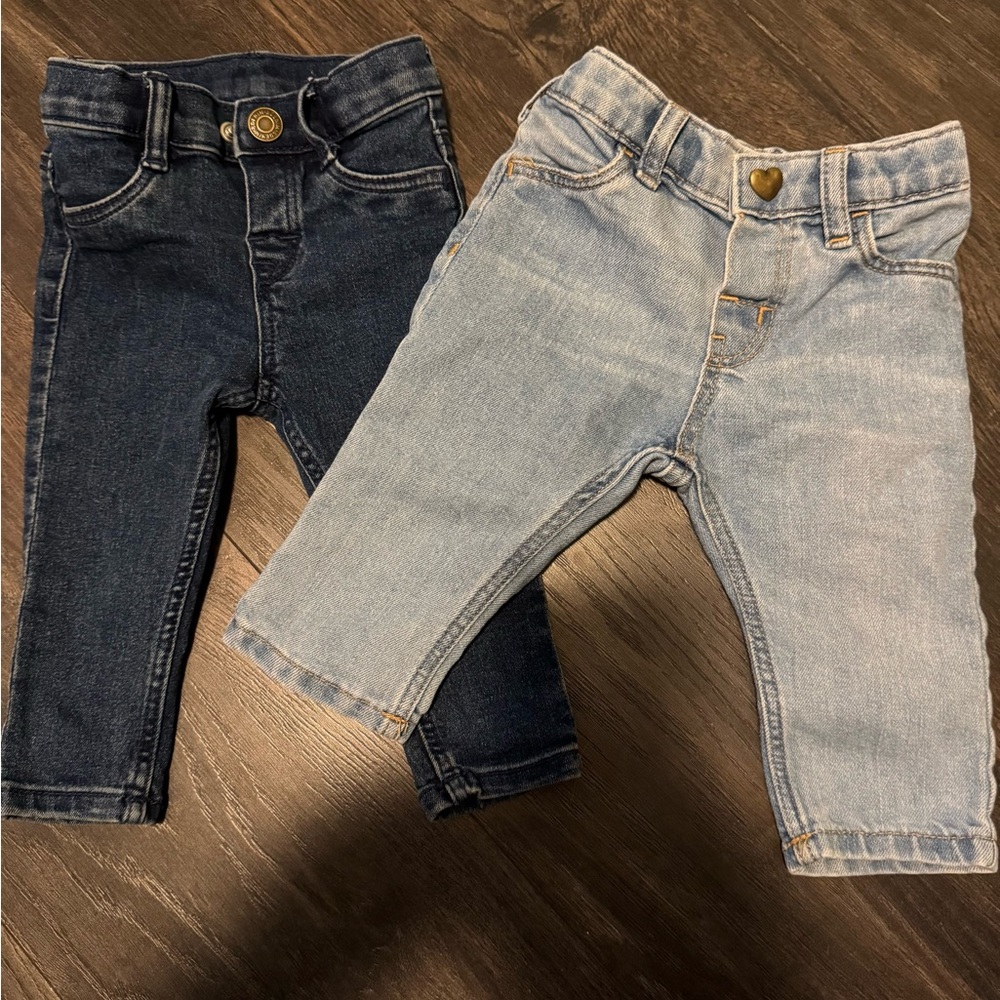 H&M Kids Jeans Set - Dark Blue and Light Blue